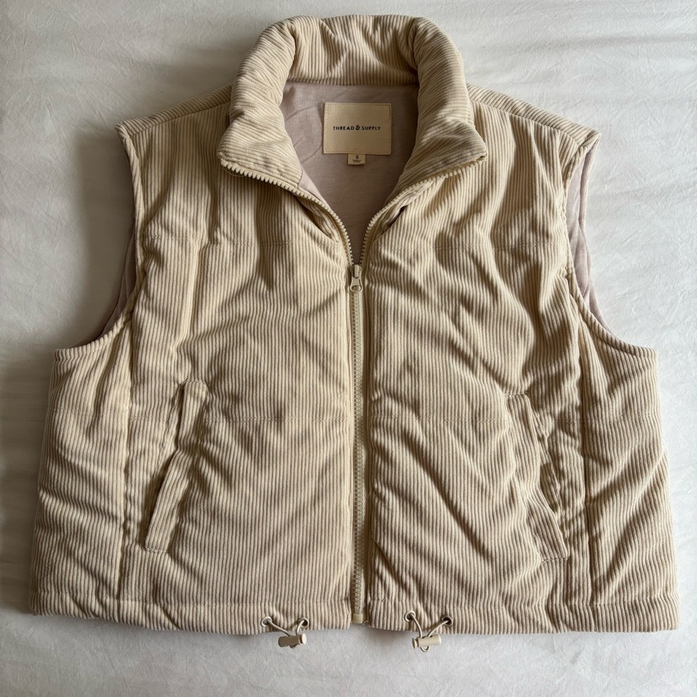 Corduroy Cropped Vest